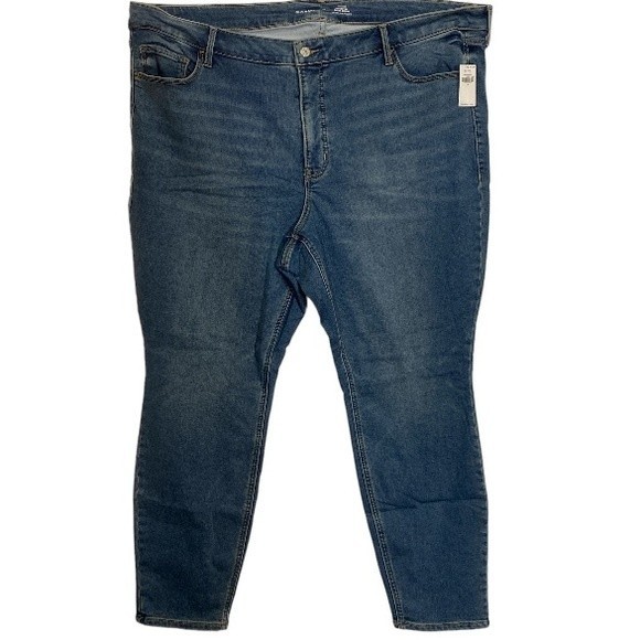 Old Navy Jeans High-Waisted Rockstar Super-Skinny Blue Plus Size 24 - Picture 6 of 16
